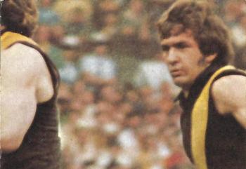 1973 Scanlens VFL #51 Barry Round Back
